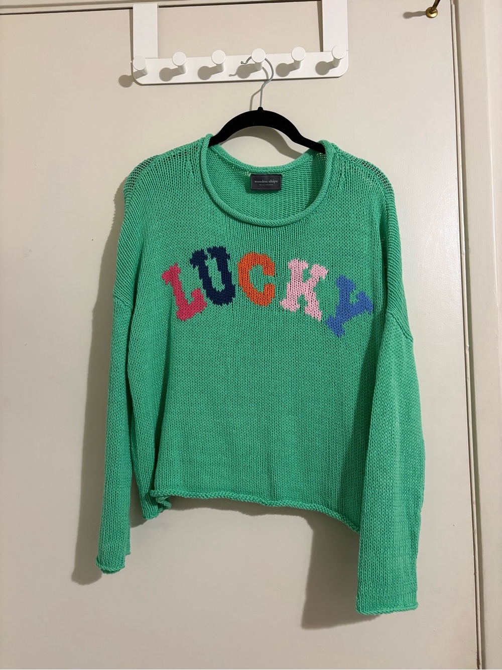 Wooden Ships Lucky knit sweater